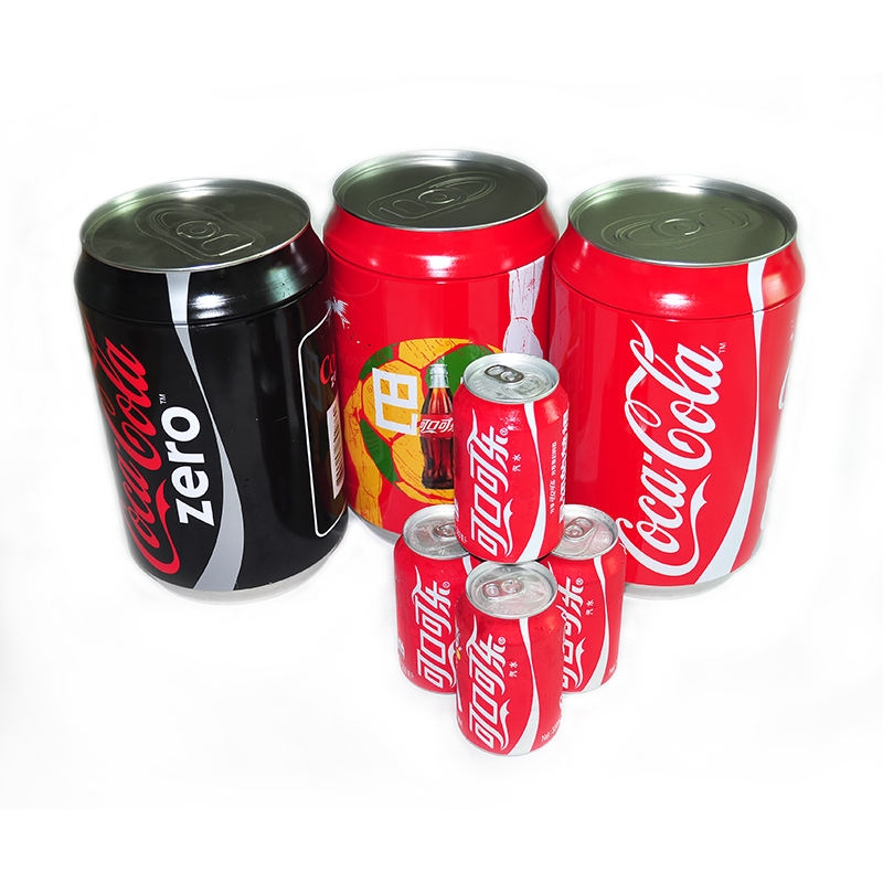 Custom coca-cola gift tin can package stash cans secret