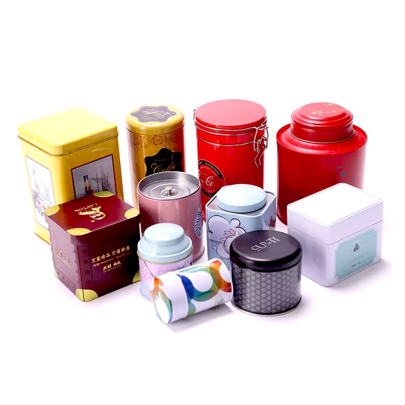 Metal tin storage box custom shaped tin boxes bulk