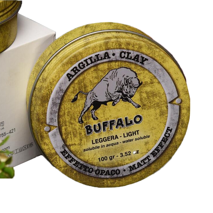 Custom vintage round tin cans with printing hair wax beard balm tins