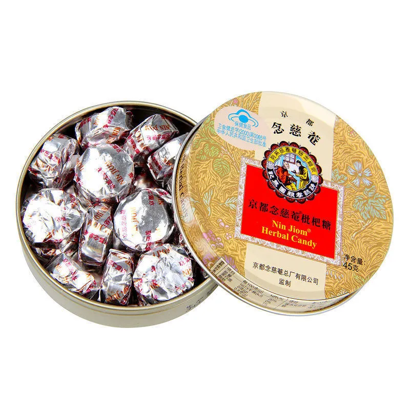 Wholesale custom round empty metal candy tin box