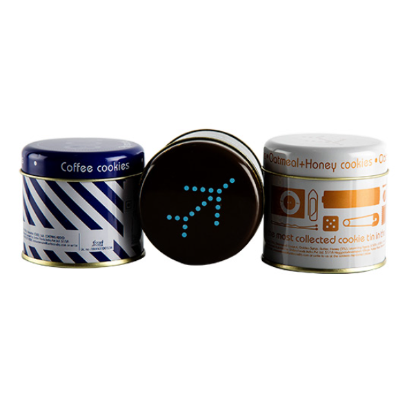 Round Metal Tin Can, Tins with Clear Window,Perfect Candy Storage Containers,Jewelry or Make Candles