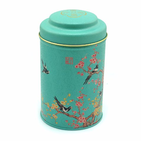 custom round tea package box coffee tin can