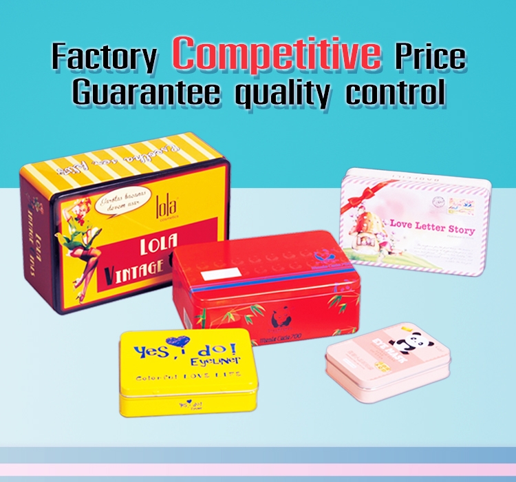 Custom decorative metal gift box wholesale