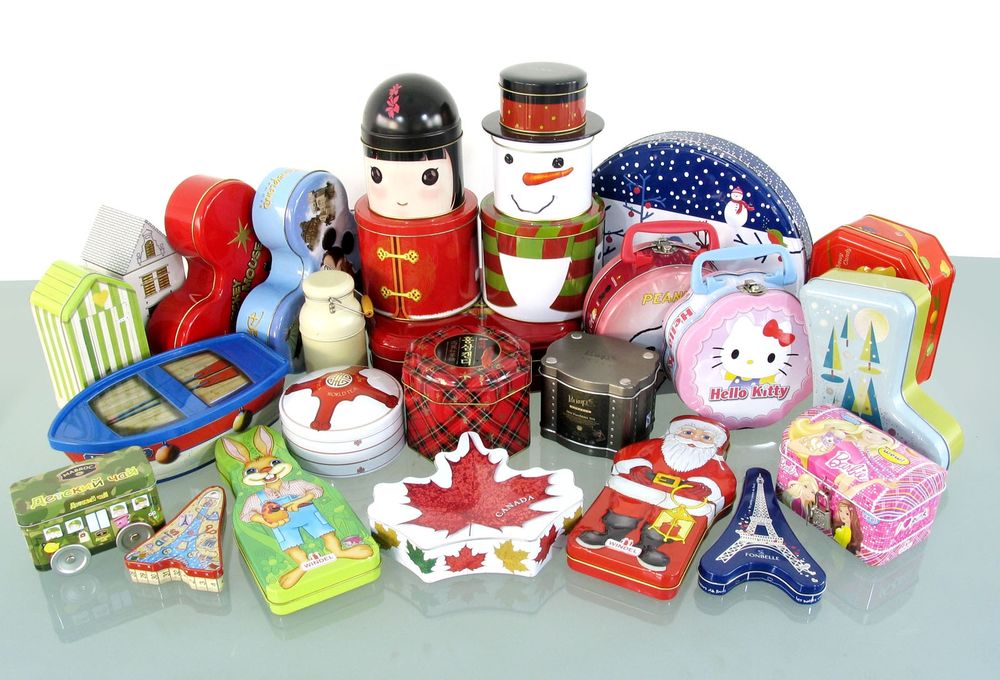 Custom metal tin can tin containers bulk