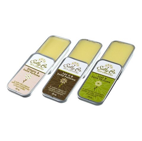 Wholesale free sample solid perfume metal sliding cologne tin case lip balm tin container