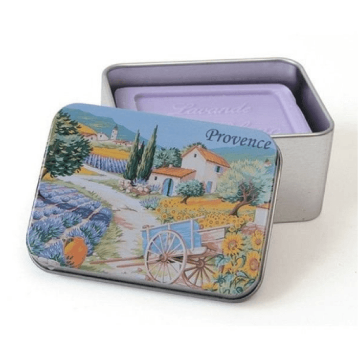 Custom rectangular aluminum  tin soap box