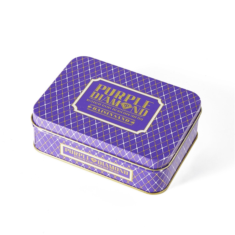 Rectangular Tin Container Chocolate Tin Box Candy Packing Tin