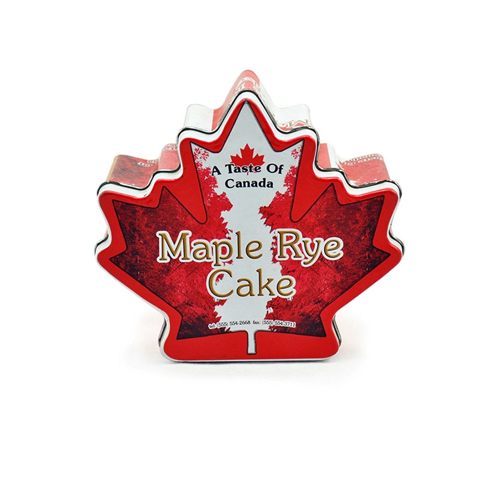 Customized Logo Irregular Shape Small Item Storage Tin Box