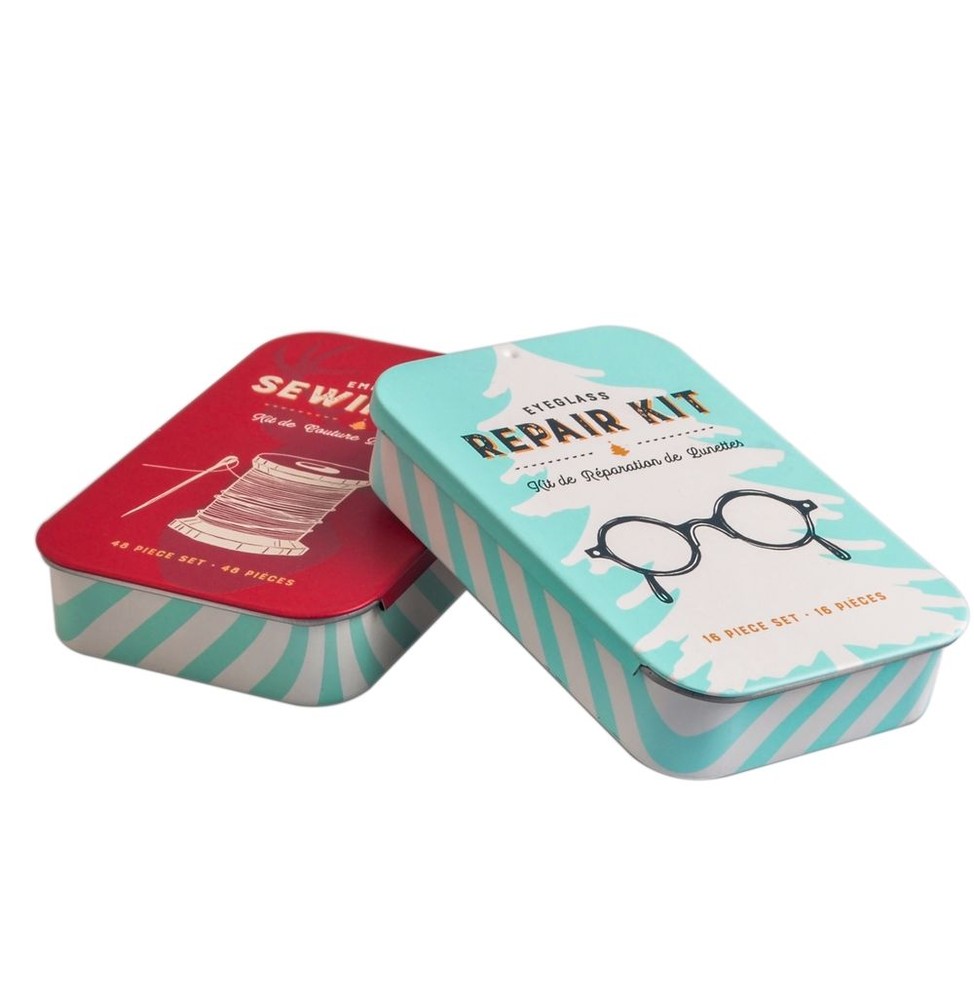 Sliding Sewing Tin Can