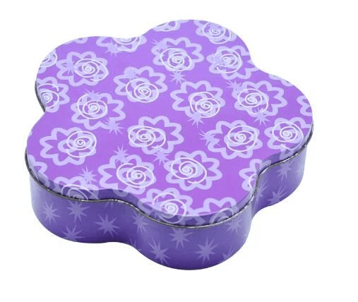 Customized Logo Irregular Shape Storage Gift Tin Box