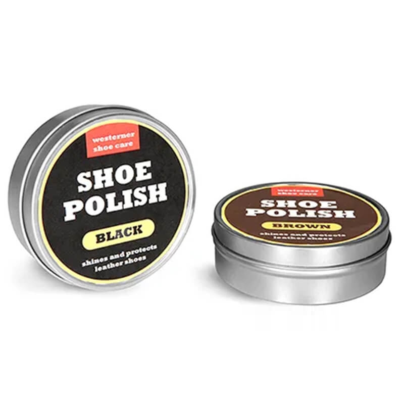 Empty small metal shoe polish tin box manufacturers