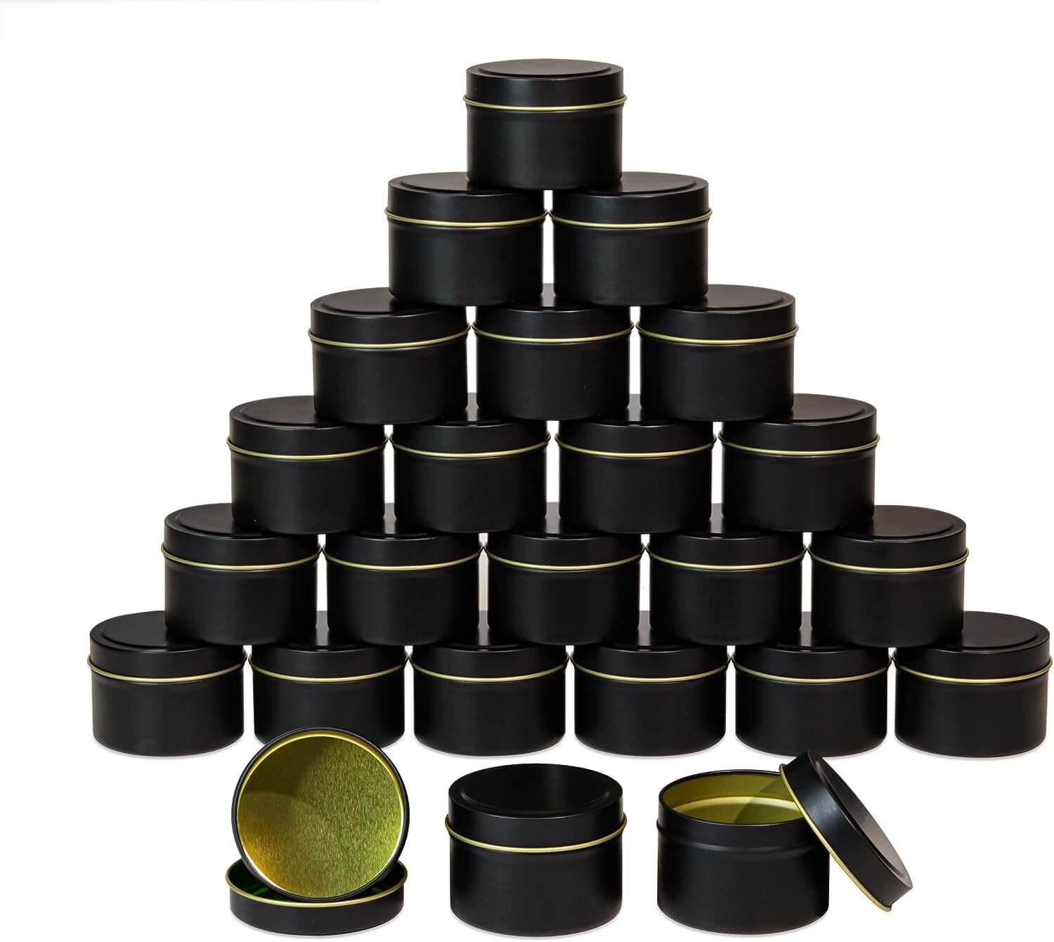Wholesale Custom 2OZ 4OZ Candle Tins Containers