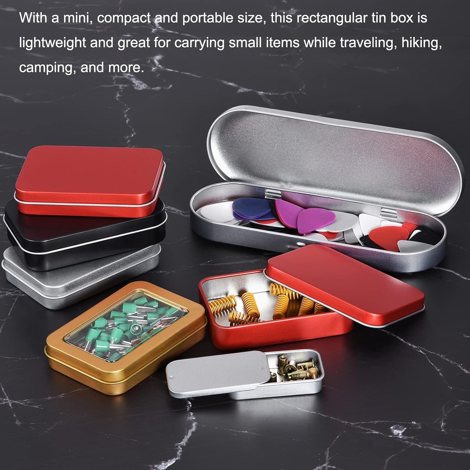 rectangular tin box