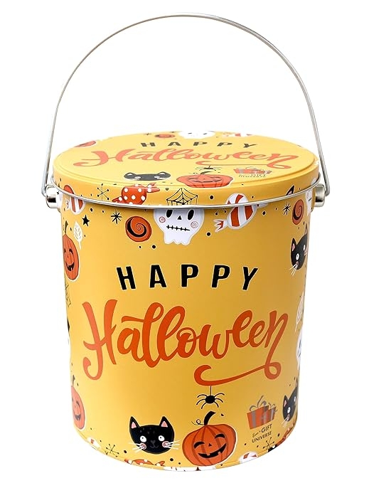 Halloween cookie tin metal tin packaging halloween tin box