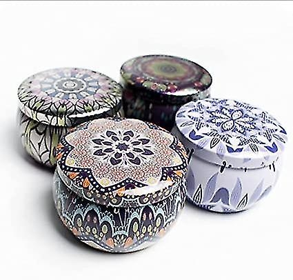 Hot Sale Candle Jars with Lid Bulk Round Candle Container Tins Popular Mini Empty Storage Box
