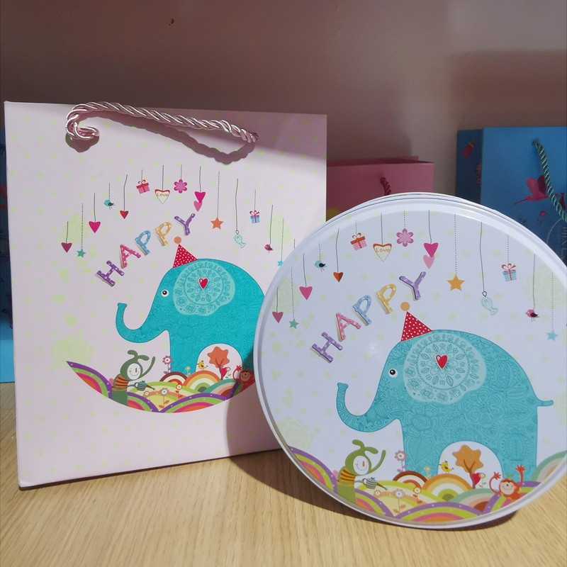 Dongguan Factory Direct Custom Cookie Tins Rectangular Metal Tin Can Empty Metal Tin Box