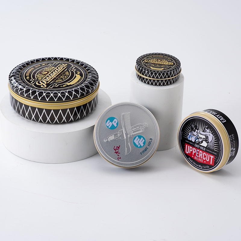 Aluminium Tin Jar Cosmetic Metal Can 30ml 50ml 60ml 100ml 120ml Silver Can Beard Balm Wax Pomade Aluminum Tin for Cosmetics