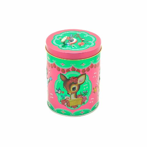 Custom round music box with printing