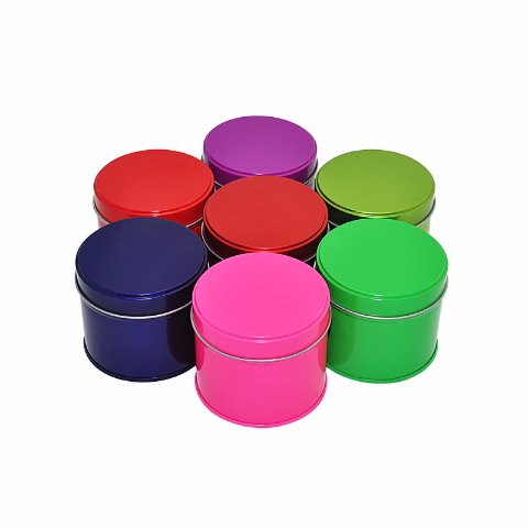 custom round tin box with printing