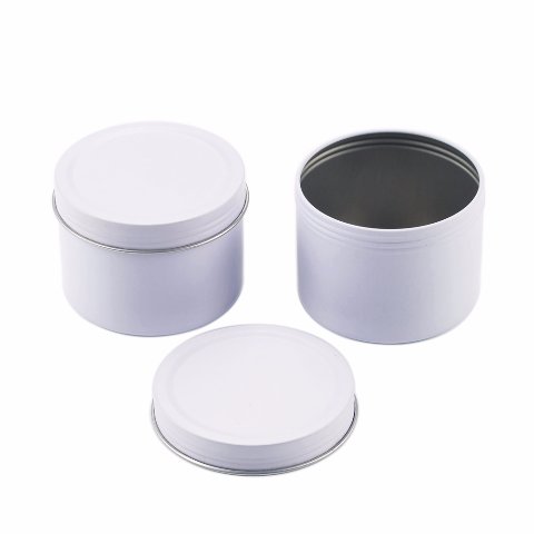 custom round candle tin cans with printing