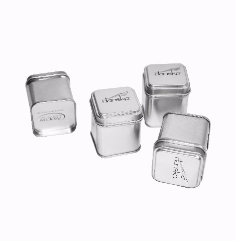 Small Square Spice Tin Metal Tin Can